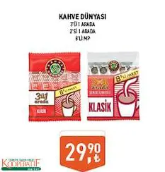 KAHVE DÜNYASI 3'Ü1 ARADA 2'Sİ 1 ARADA 8'Lİ MP KAHVE DÜNYASI 3'Ü1 ARADA 2'Sİ 1 ARADA 8'Lİ MP